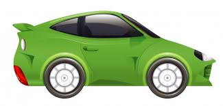 Free Vector Racing Car In Green Color