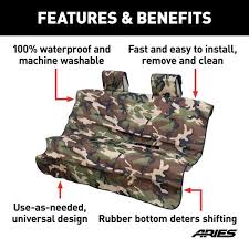 Removable Camo Bench Seat Cover