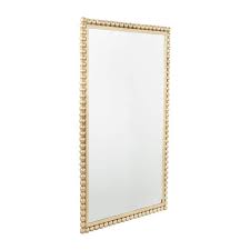 Rectangle Framed Gold Wall Mirror