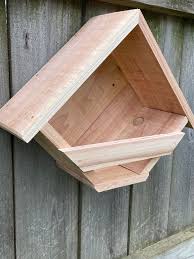Cedar Robin Dove Nesting Box House