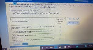 Solving A Redox Titration Problem