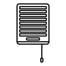 Wall Ventilation Icon Outline Wall