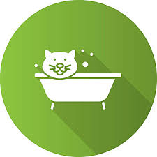 Flat Design Glyph Icon Of A Cats Tree