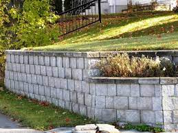 Retaining Wall From Concrete Blocks