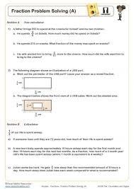 Year 10 Fractions Worksheets Pdf