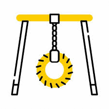 Iconfinder Playground Swing Amusement