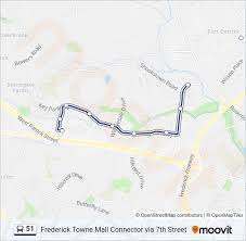 51 Route Schedules Stops Maps