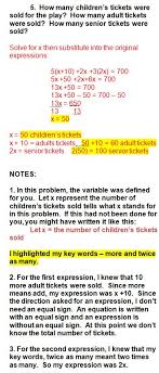 Algebra Word Problems