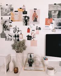 Cute Collage Wall For Your Office Space