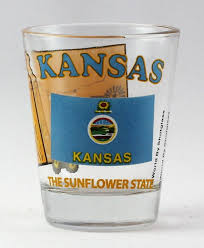 Kansas Shot Glass