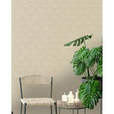 3 Dimensional Faux Grasscloth Wallpaper Taupe Paper Strippable Roll Covers 57 Sq Ft
