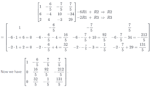 Reduced Row Echelon Form