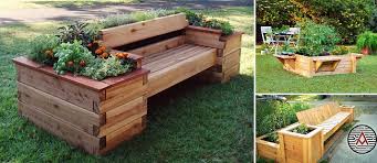 Easy Build A Raised Bed With Benches