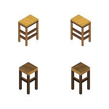 Isometric Stool Vector Art Png Images