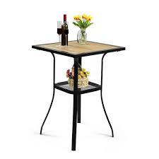 27 5 Inch Square Metal Patio Bar Height