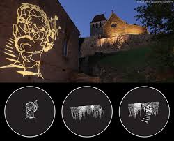 illuminate poetic gobo projections at