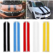 Car Dual Stripes Front Rear Bonnet Hood