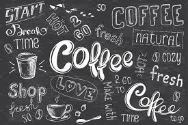 Coffee Lettering Lettering Cafe Icon