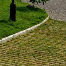 Grey Concrete Grass Line Pavers For