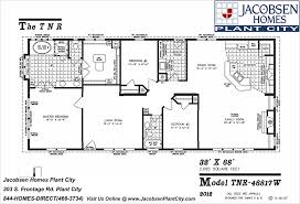 Tnr 46817w Mobile Home Floor Plan