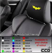 Batman Logo Car Seat Decals