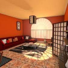 3d Model Zen Living Room Eclectic