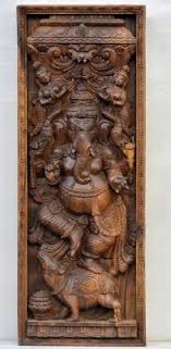 Wooden Wall Panel Hand Carved Naamam