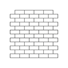 Brick Wall Icon Vector Ilration Eps