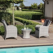 Maze Ascot Rattan Bistro Set With