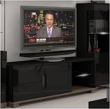 Lorenz Black High Gloss Tv Cabinet With