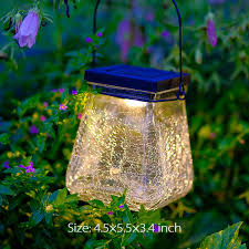 Solar Powered Garden Light Glass