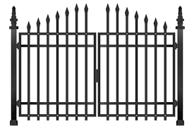 Premium Vector Fence Gate Iron Gate