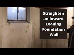 Inward Leaning Foundation Wall
