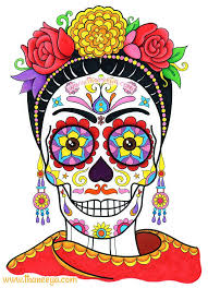Frida Sugar Skull By Thaneeya Mcardle