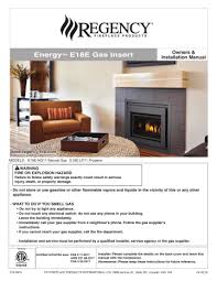 Regency Fireplace S Energy E18e