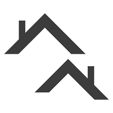 Roof Icon In A Flat Design In Black