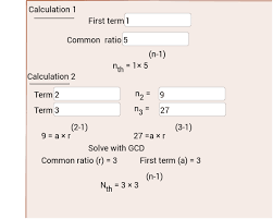 Geometric Sequence Calculator Geogebra