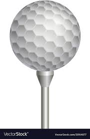 Golf Ball Icon Realistic For Web