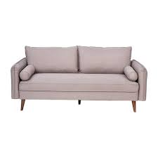 Taupe Fabric Seat Sofa