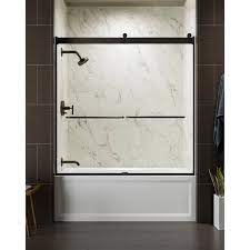 Sliding Frameless Tub Door