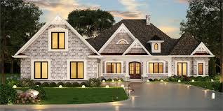 Ranch House Plan With Private Master