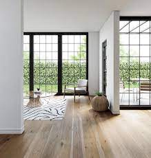 Lighter Toned Wide Plank Wood Flooring