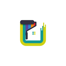 Paint House Logo Design Icon Element