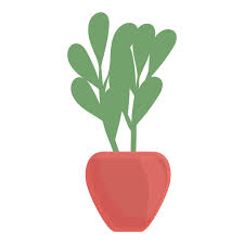 Kitchen Plant Pot Icon Cartoon Of