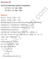 Extra Questions Maths Chapter 3