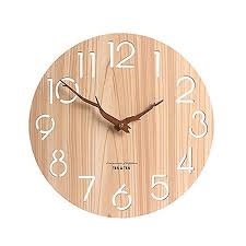 3d Wall Clock Wooden Clock Modern