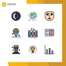 Map Editable Vector Design Elements