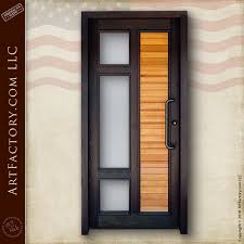 Contemporary Custom Front Door Solid