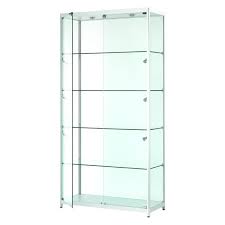Silver Panorama Glass Display Cabinets