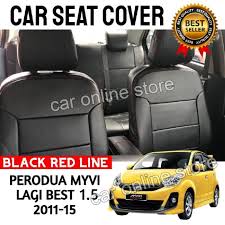 Car Seat Cover Pvc Leather Black